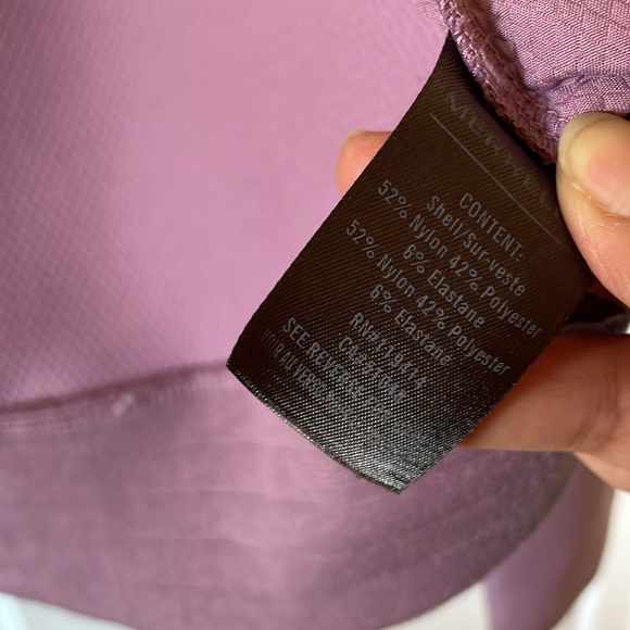 Merrell mauve pink hiking jacket with hood hoodie zip up - Picture 6 of 6